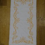 Doily or table path or center of table embroidered around 1970