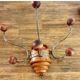 Bentwood/1900s style wall-mounted coat rack