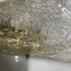 Large Single a Murano Glass Ice Sconce