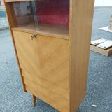 Secretary chest of drawers vintage light wood year 50 60