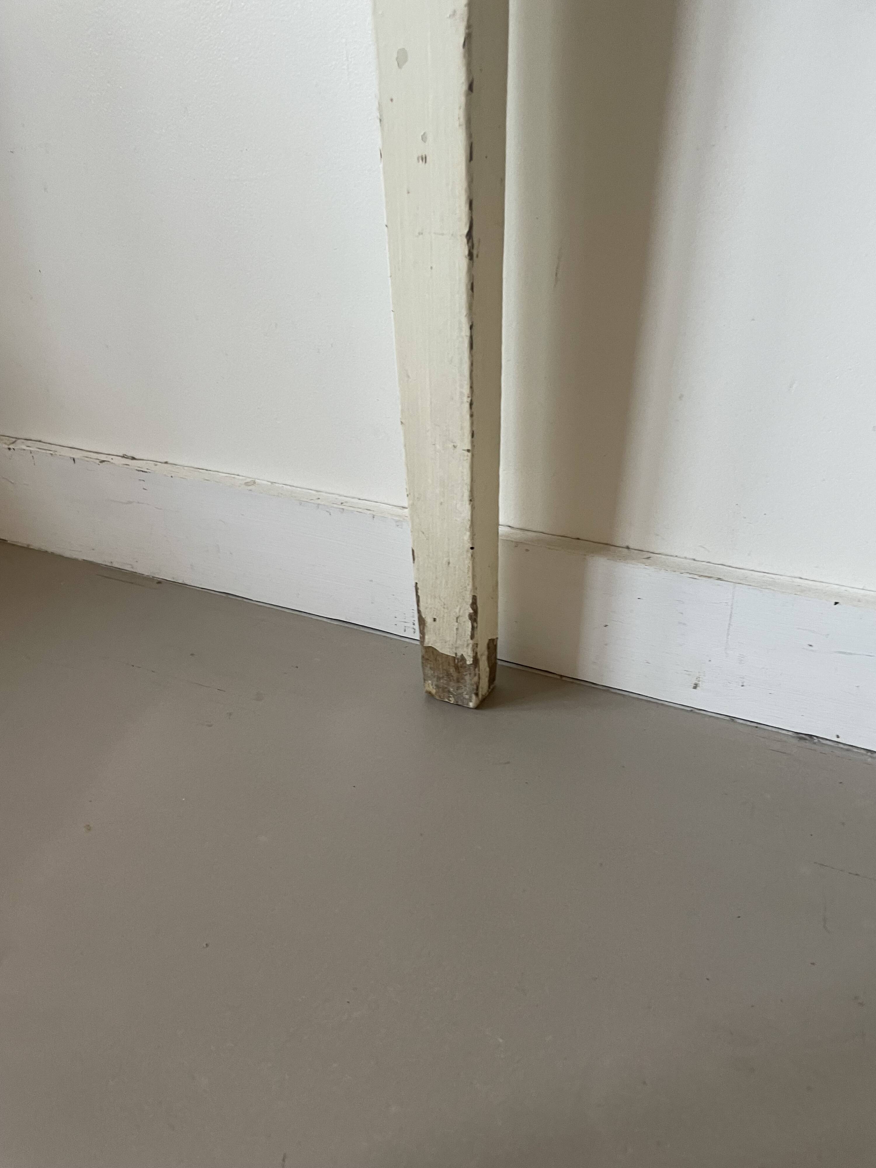 Small old wooden table