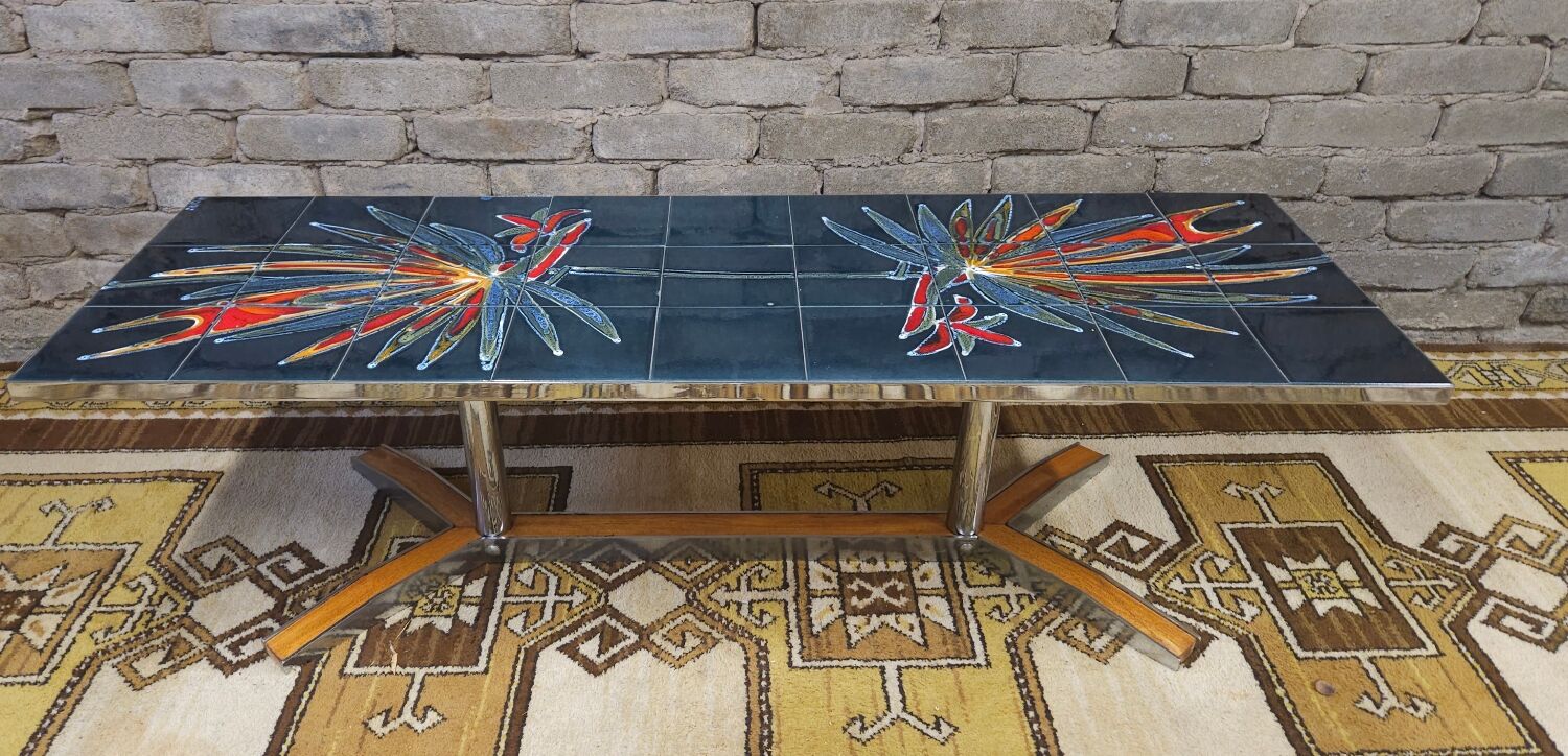 ADRI ceramic coffee table 1970