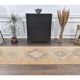 Turkish Oushak wool kilim rug 96x365