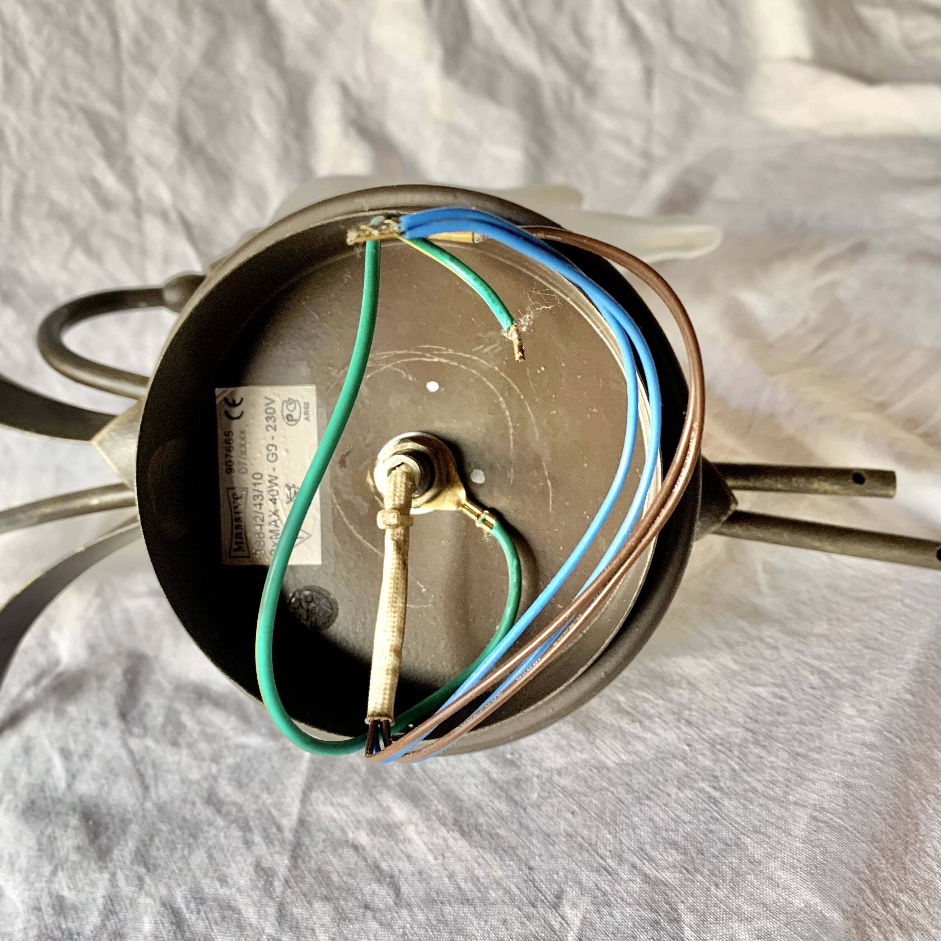 Vintage "tulip" wall light