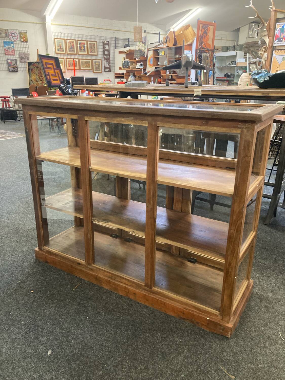 Exotic Wood counter display case
