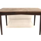 Rosewood “portfolio” dining room table, Sweden, 1960s