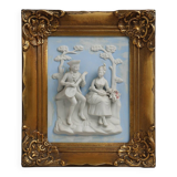 Porcelain Wall Art in Baroque style by Alt Meissen, Germany 1950s