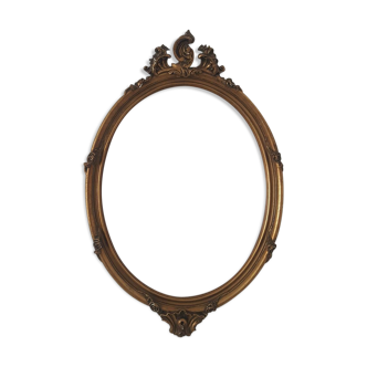 Old oval frame