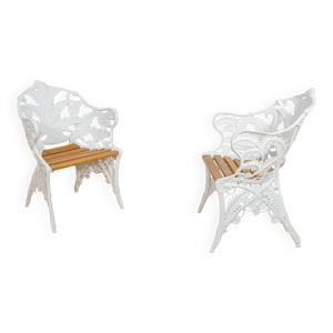 Chaises de jardin en - victorien