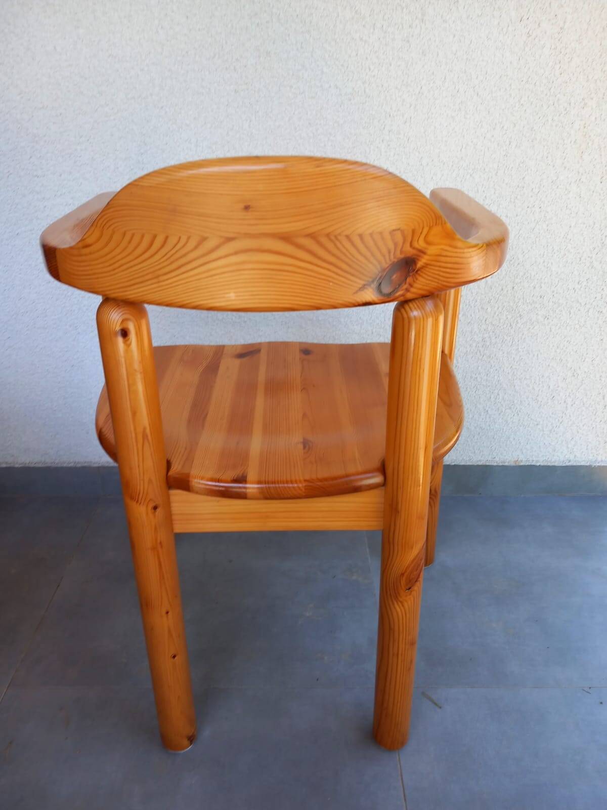 Danish pine chair from the 1980s