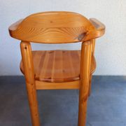 Chaise danoise en pin des années 1980