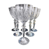 Verres Théodore Heitzman cristal de Lorraine