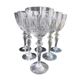 Verres Théodore Heitzman cristal de Lorraine