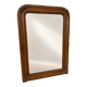Large antique gold mirror with floral decoration – 105 × 78 cm
