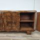 1940s Art Deco walnut sideboard with three doors