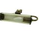 Picture light, mid-century modern, opal glass, brass, Germany, 1950s.