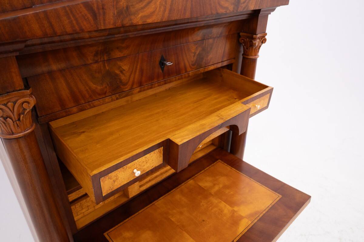 Biedermeier secretary, Western Europe, around 1840.