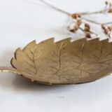 Empty pocket vintage brass sheet