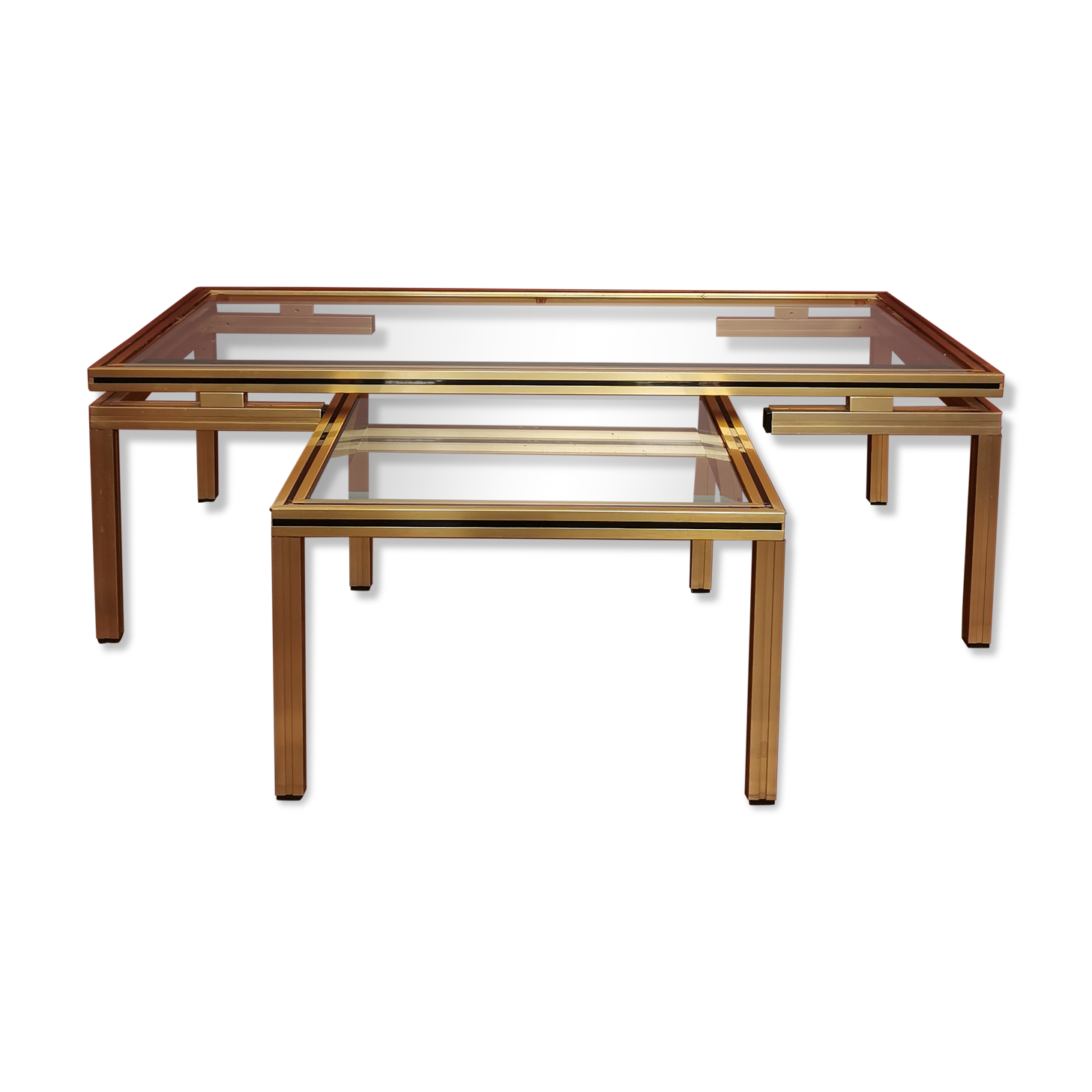 Pierre Vandel's coffee table and built-in sofa