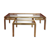 Pierre Vandel's coffee table and built-in sofa