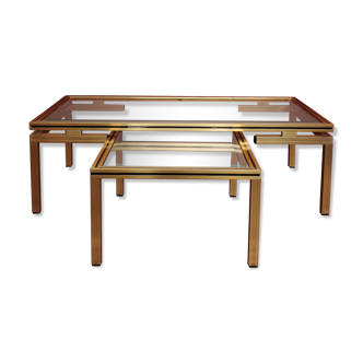 Pierre Vandel's coffee table and built-in sofa