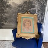 Wooden frame knot ribbon 68 x48