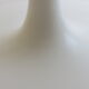 Oval white tulip dining table by Maurice Burke for Arkana 1960