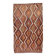 Wine Red & Green Geometric Kilim Rug, 155x268Cm