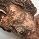 Bust old child in plaster stamped l.j.c.