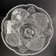 Large bowl on foot – Cut crystal - 20th century