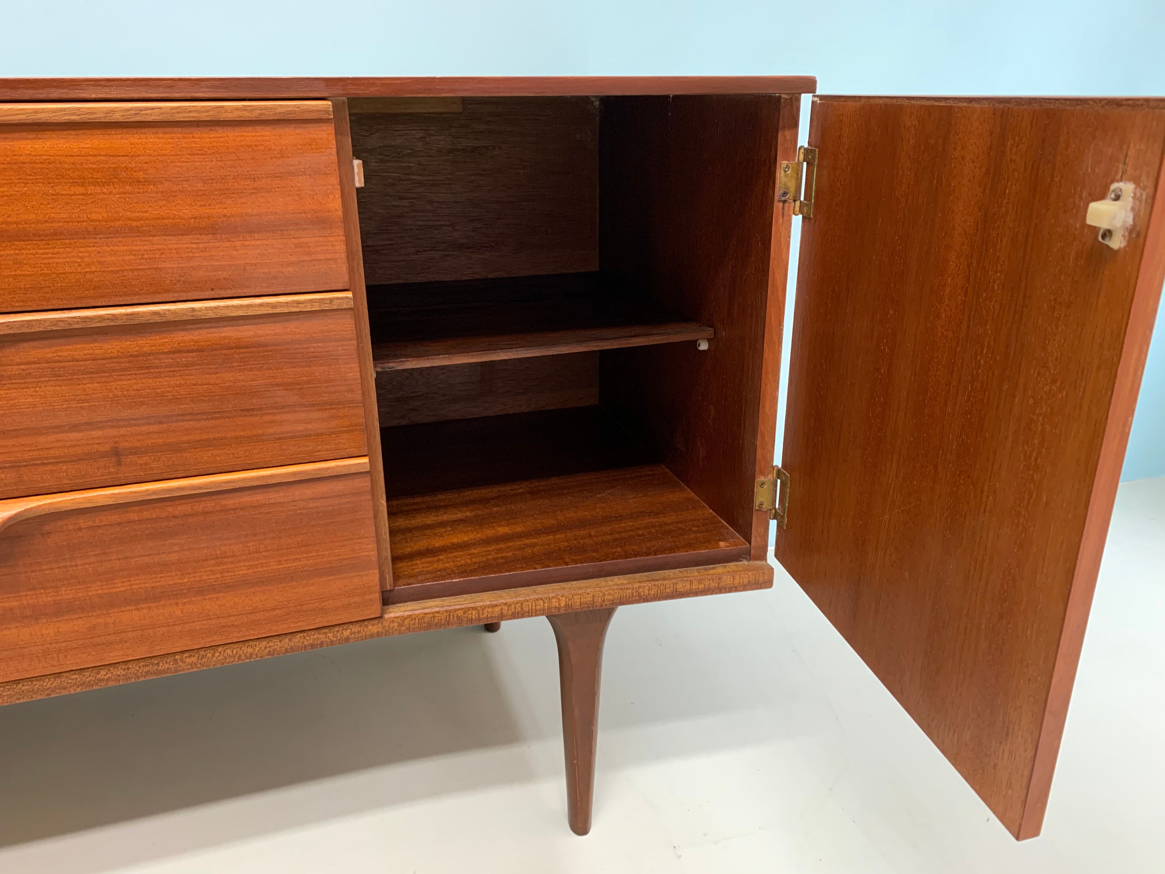 Vintage teak Austinsuite sideboard by Frank Guille 1960's