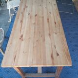 Vintage pine convent table