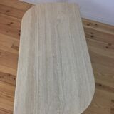 Travertine coffee table