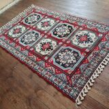 Handmade Berber Carpet Fes 207x124cm