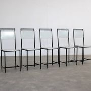 5 chaises de salle à manger, années 1960
