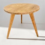 Table d'appoint tripode en chêne