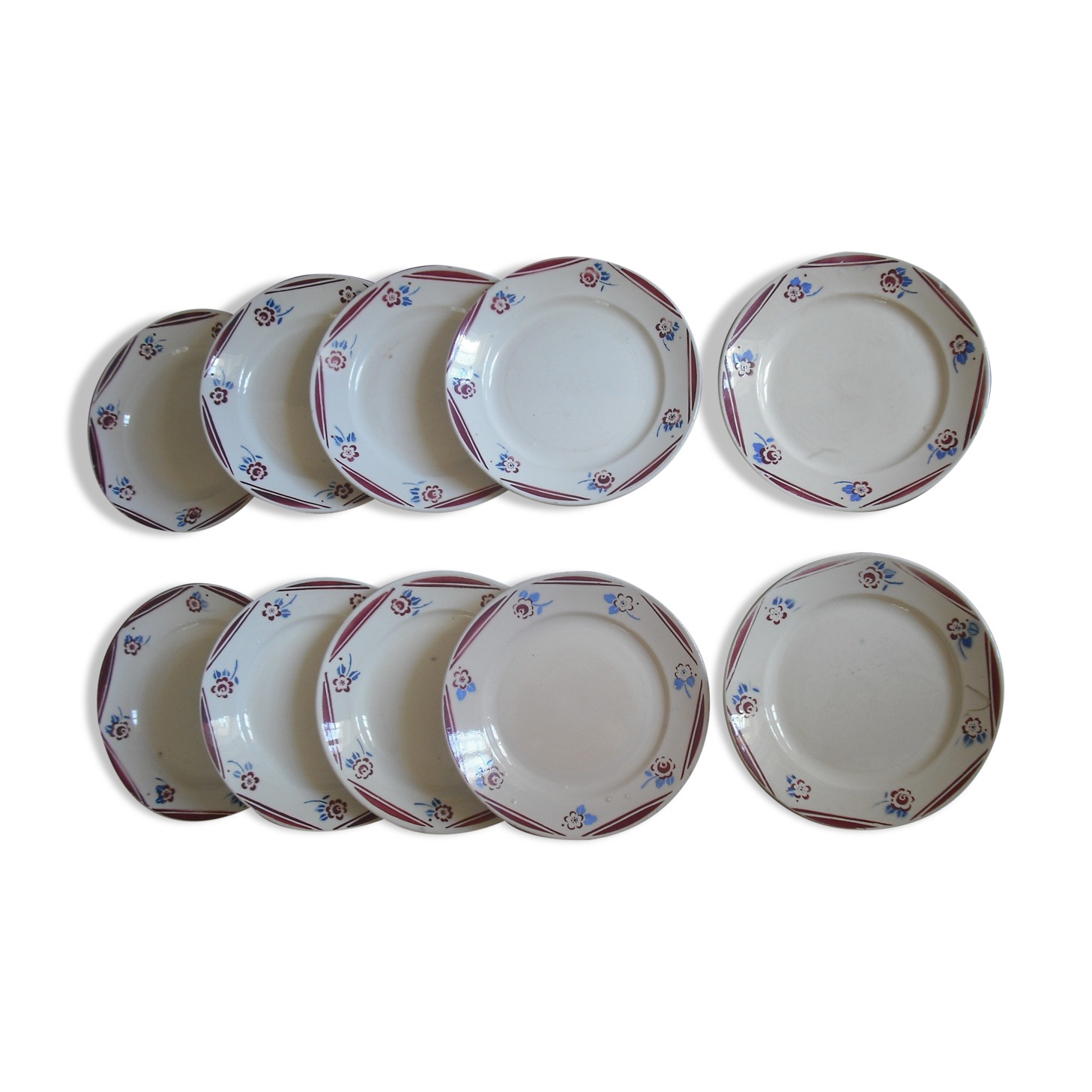 10 pieces Lunéville Luce