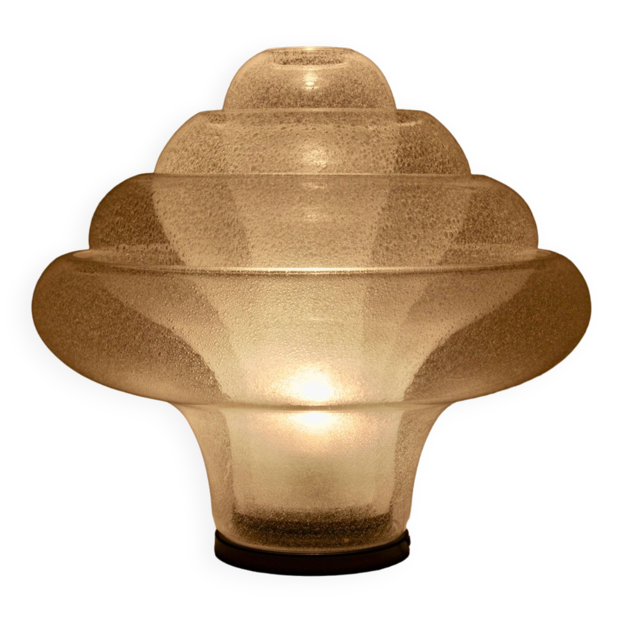 LT305 Lotus table lamp by Carlo Nason for Mazzega, 1960s