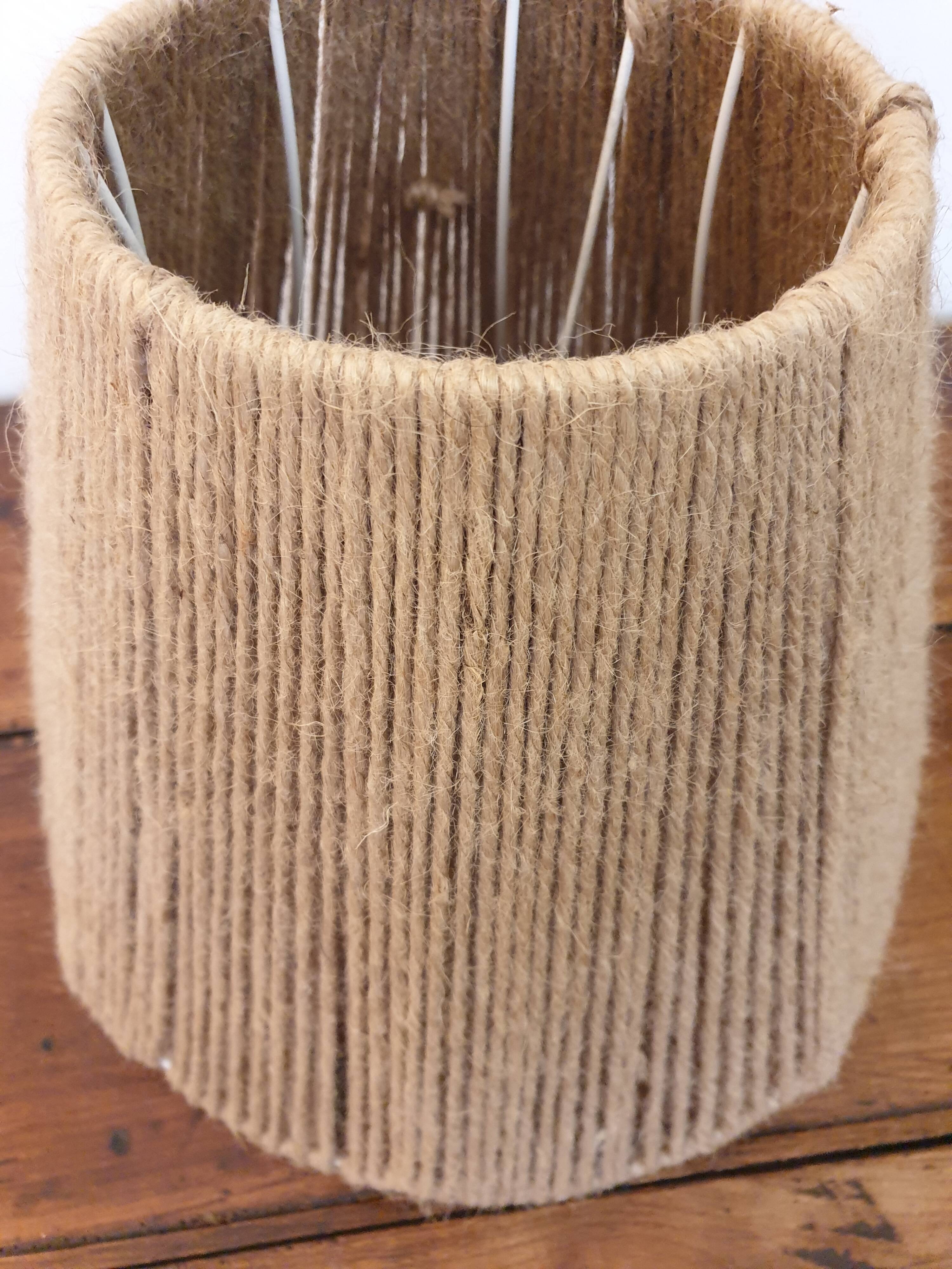 Natural rope lampshade diameter 35 cm