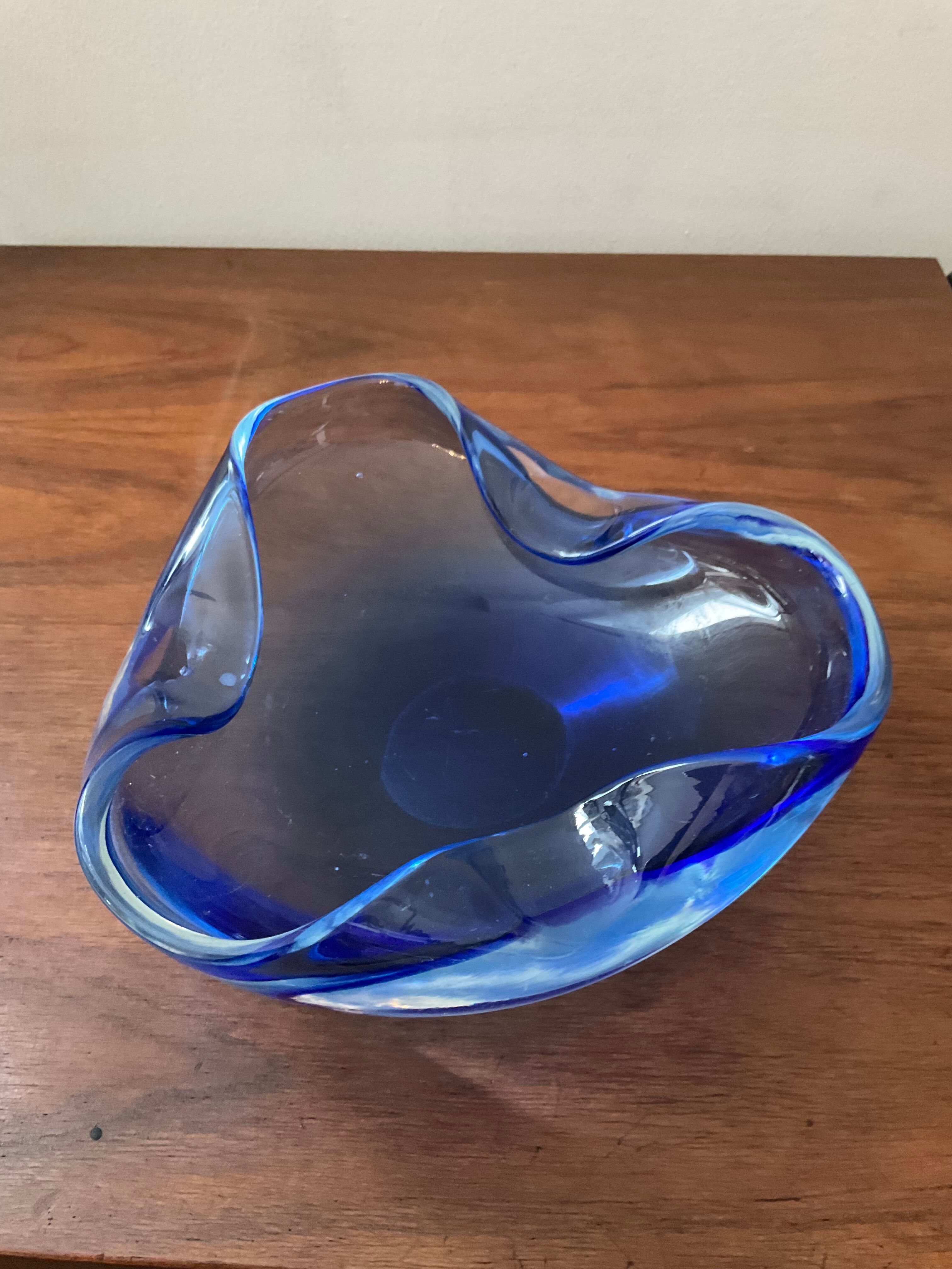 Empty vintage pocket in glass paste