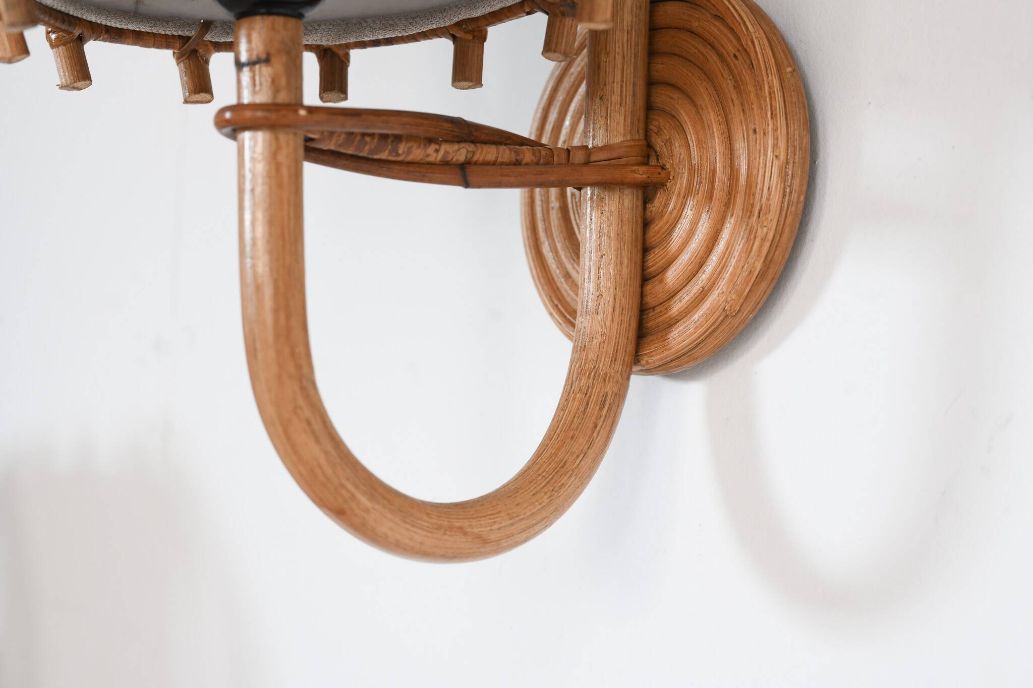 Rattan Wall Sconce (Pair)