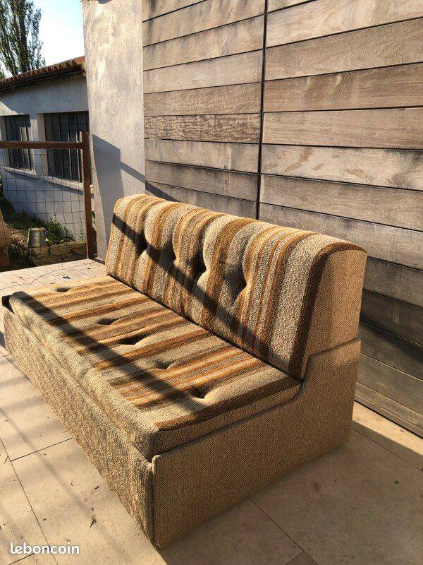 Canapé Tweed rayé