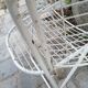 Duo de chaises pliantes en métal blanc