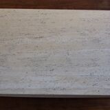 Travertine coffee table, 1980s