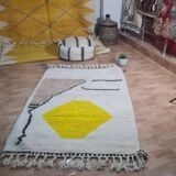 Handmade wool Berber rug 150 X 100 CM