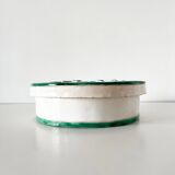 1950s embossed ceramic box