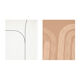 Pair of giclee prints, abstract wall art set of two, 50x70cm