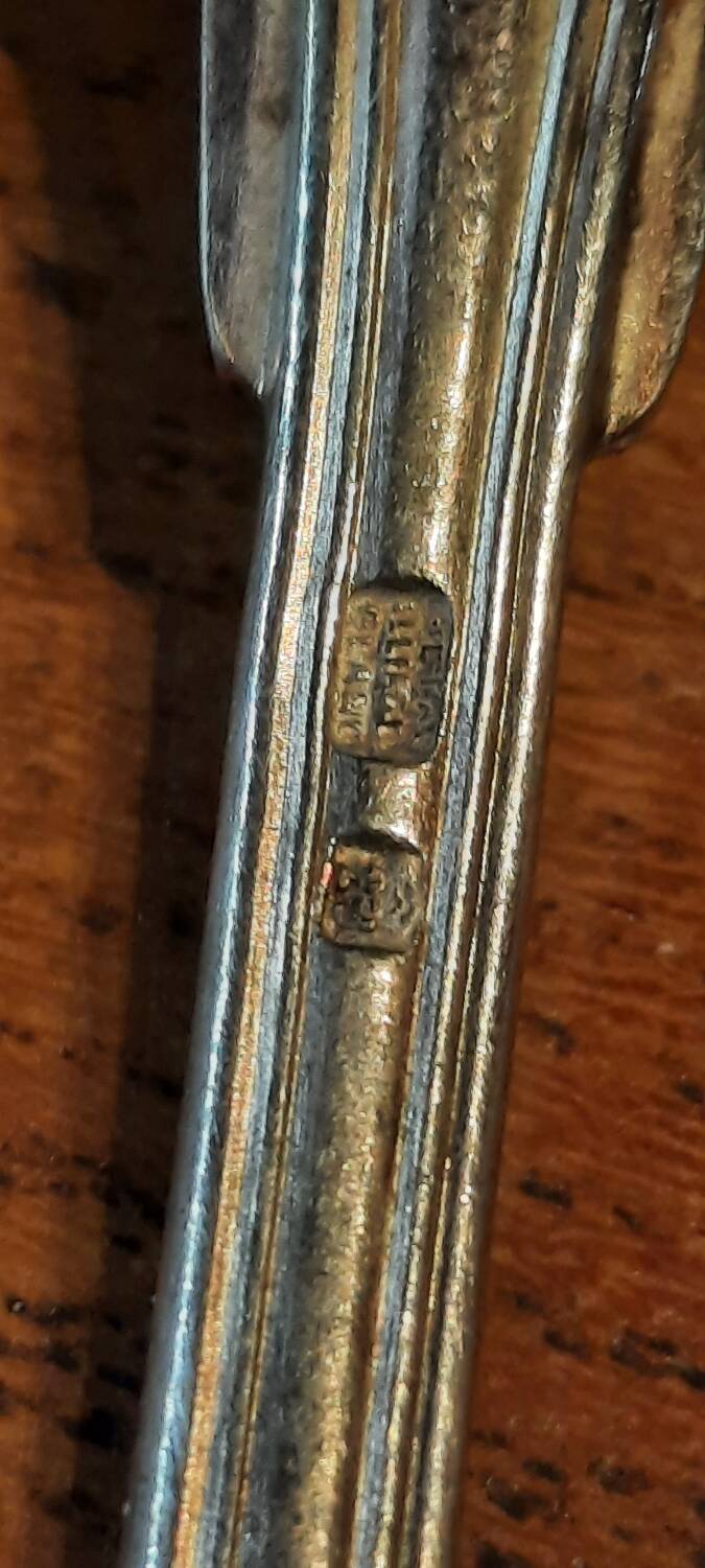 Silver-plated metal teaspoon