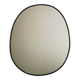 Miroir rond charbon 31 cm