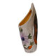 Ceramic vase with handle from the 70s, signed Tess, sunflower decor